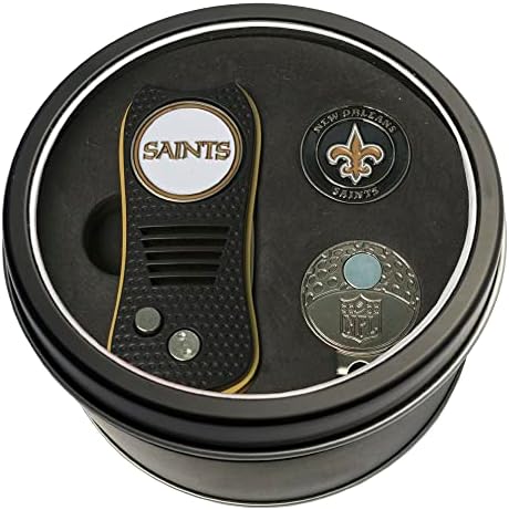 Team Golf NFL Gift Set Switchblade Divot Tool, Cap Clip, & 2 Double-Sided by TeamGolf