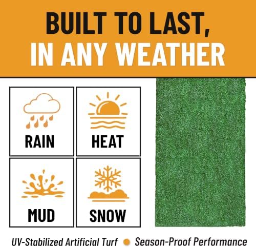 Ottomanson Artificial Grass Runner Lite 31" x 12' - Image 3
