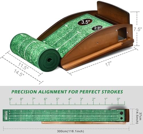 Putting Green Indoor, Extra Large & Wide Golf Putting Mats Practice Indoor - Image 5