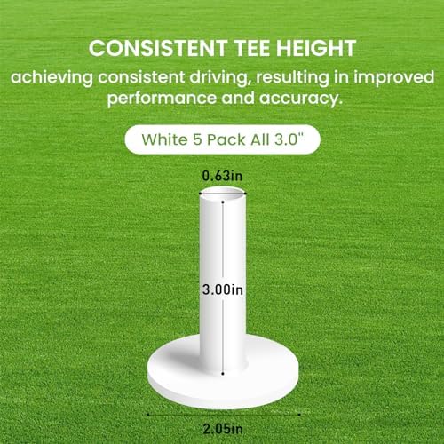 FINGER TEN Rubber Golf Tees for Mats 5 Pack - Image 2