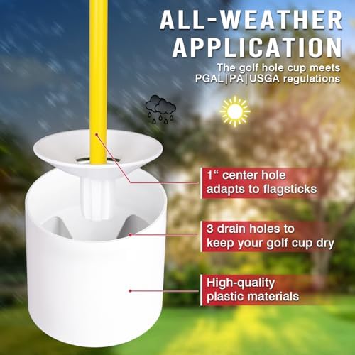 2 or 4 Set 3Ft Golf Flagstick Mini Putting Green Pin Flag - Image 4