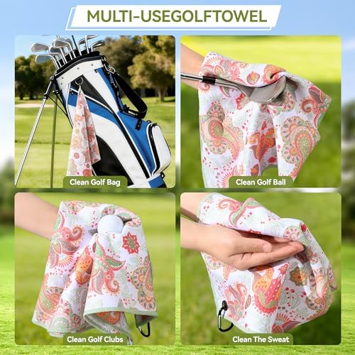 Mile High Life Golf Towel 16"x24", Microfiber Waffle Weave - Image 5