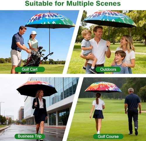 Golf Umbrella Windproof with Golf Ball Retriever Telescopic, Umbrella Large - Image 6