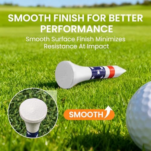 FINGER TEN Short Golf Wood Tees 1 1/2 Inch 250/50Pack - Image 3
