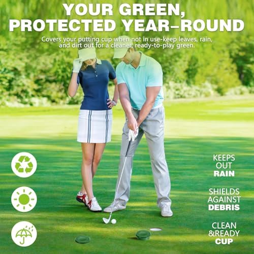 Set Golf Hole Cup with Protective Cover – Elevating Your Home Golfing - Image 7