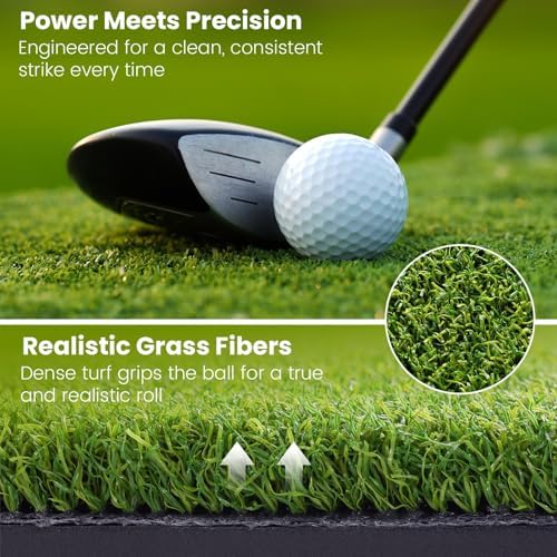 Golf Mat, 5x4ft/6x4ft Large Golf Hitting Mats - Image 3