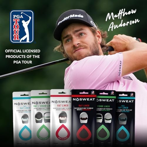Hat Sweat Liners | PGA Tour Licensed | Protects, Prevents Stains & Odor | Golf - Image 4