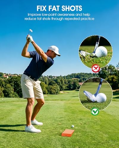 Impact Position Golf Swing Trainer, Golf Impact Training Wedge - Image 3