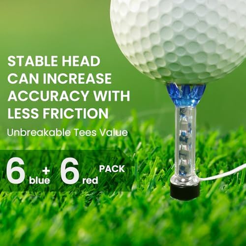VEASAERS Golf Tees Plastic Magnetic 2/4/8/12 Pack - Image 2