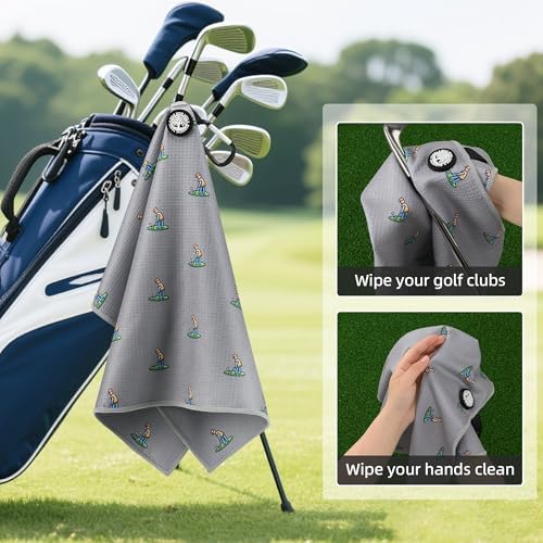 Mile High Life Golf Towel, Fun Prints Microfiber - Image 5