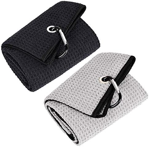 Mile High Life Tri-fold Golf Towel | 16" X 24" | Premium Microfiber Fabric | by MileHighLife