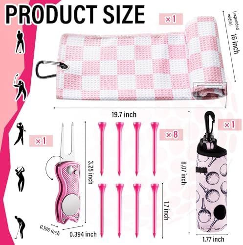 Liliful 12 Pcs Golf Accessories Kit Golf Stuff Gifts - Image 2