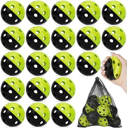 Coopay 20/40 Pack Practice Baseball Softball Plastic Training Balls Lightweight by Coopay