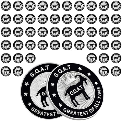 50 Pcs Goat Golf Ball Markers by BSTWARM