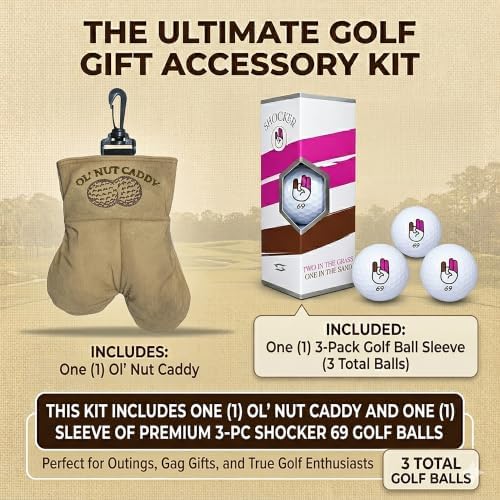 Funny Nut Caddy Blue 69 Golf Ball Holder - Image 2