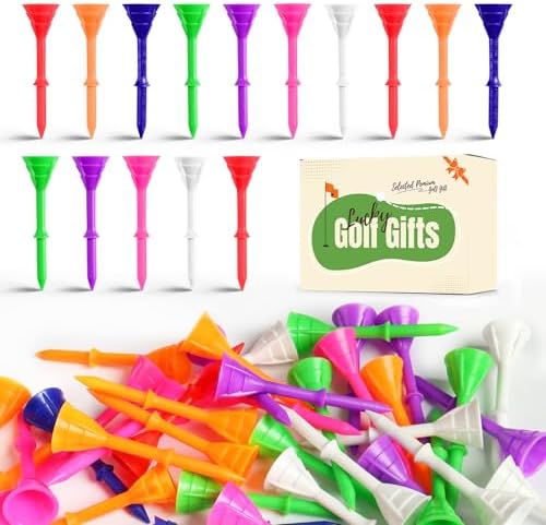 FINGER TEN Unbreakable Golf Tees Plastic 3 1/4 inch 50/100 Pack by FINGERTENSport