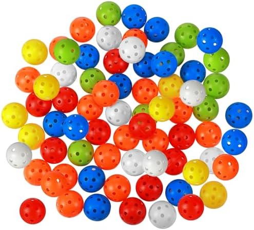 Tradder 120 Pcs 42mm Practice Golf Balls Hollow Sports Golf Training Balls by Tradder