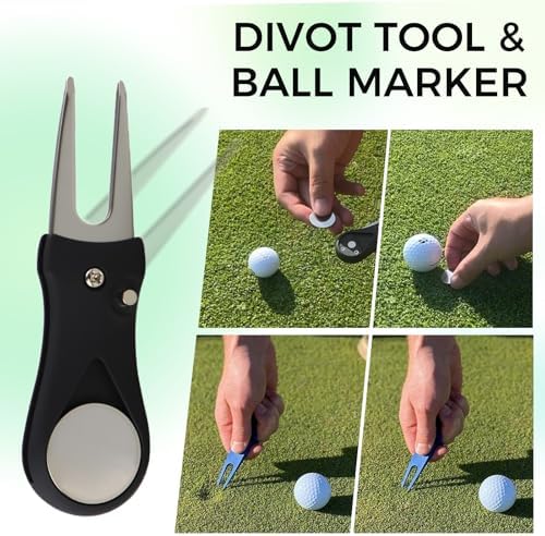 21 Pcs Golf Essentials Kit, Golf Club Cleaning Kit - Image 4
