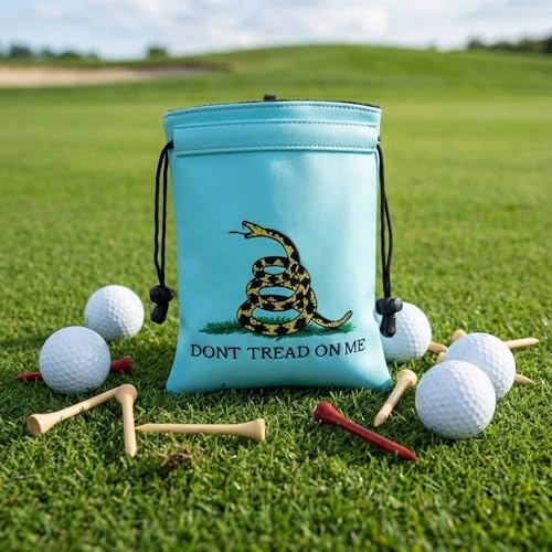 Valuables Pouch Funny Golf Ball Pouch Bag w/Drawstrings - Image 3