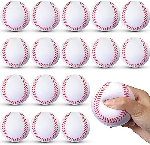 Wettarn 36 Pcs Foam Baseball Bulk Soft Baseball by Wettarn