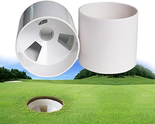 2pcs Plastic Putting Green Golf Cup 4" by Groupcow