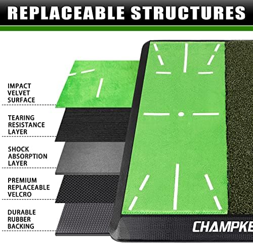 CHAMPKEY Heavy-Duty Golf Hitting Mat - Image 3