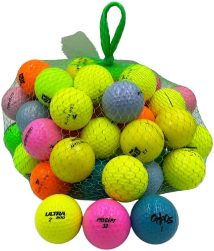Golf Ball Planet 50 Pack Used Golf Balls Mix Colors by GolfBallPlanet