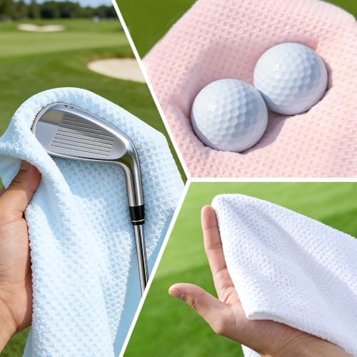 Raccoon Golf Towel with Clip, Funny Golf Bag Accessories, Cute Raccoon Golfing - Image 5