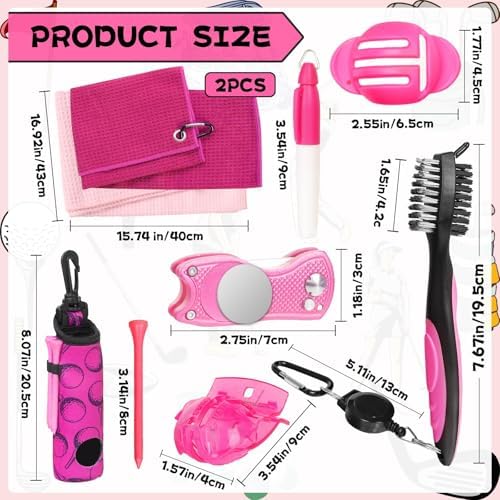 Golf Accessories Kit Golf Club Cleaning Kit Club Groove Cleaner Brush Divot - Image 2