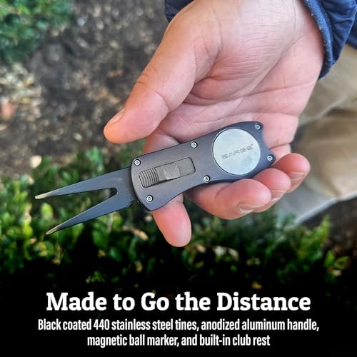Sarge Eagle Golf OTF Divot Repair Tool, Magnetic Ball Marker, Club Rest - Image 5