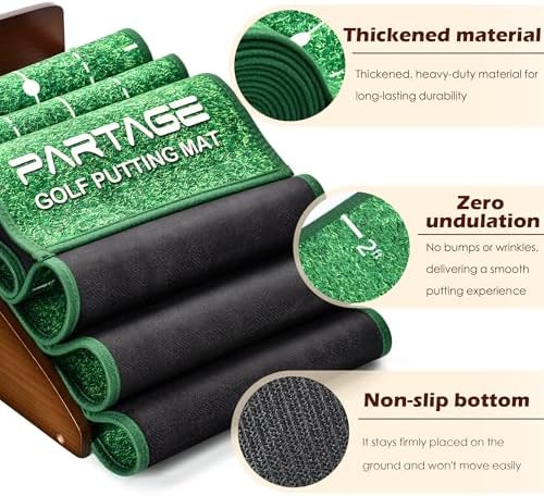 Putting Green Indoor, Extra Large & Wide Golf Putting Mats Practice Indoor - Image 4
