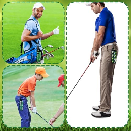 Bencailor 12 Pcs Golf Ball Tee Holder Neoprene Golf Ball Pouch Carry Bag - Image 6