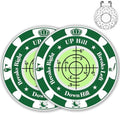 2 Pack Golf Green Reader, Ball Marker by Tsocent