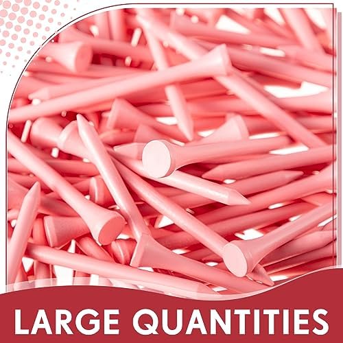 Jenaai 200 Pcs Golf Tees Bamboo Golf Tees - Image 4