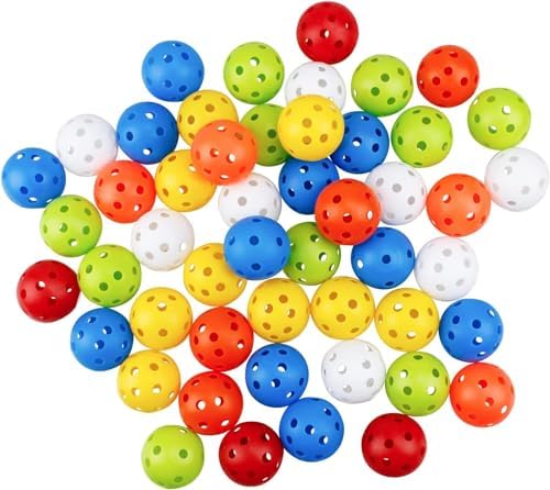 KOFULL Practice Golf Balls, 50 Pack Plastic Golf Balls by KOFULL