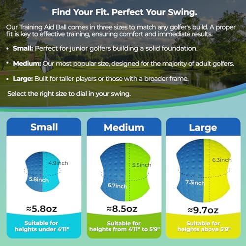 Golf Training Aid Ball for Impact Precision & Consistent Swings - Image 2
