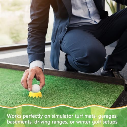 8 Pack Golf Simulator Tees, TPU Golf Tees 1/4"-2" Height - Image 5