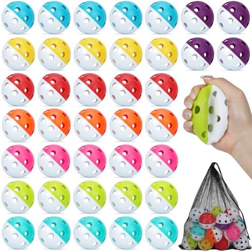 Coopay 20/40 Pack Practice Baseball Softball Plastic Training Balls Lightweight by Coopay