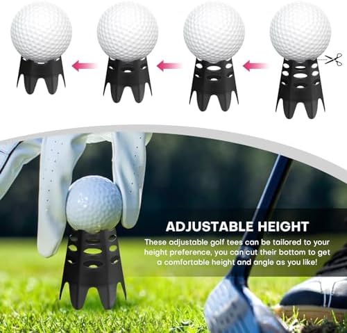 Golf Simulator Tees, 24 Pack, 12 Tall 12 Short Golf Tees - Image 3