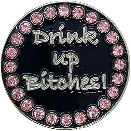 Giggle Golf Happy Hour Bling Golf Ball Marker - Image 4