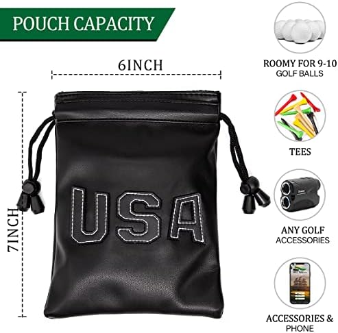 Golf Valuables Pouch, Golf Bag Pouch - Image 2
