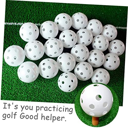 VICASKY 50pcs Plastic Hollow Golfing Training Balls - Image 3