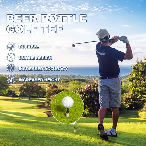 Beer Bottle Golf Tees, Virtually Unbreakable and Recyclable Plastic Golf Tee - Image 5