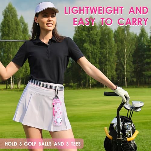 WILLBOND 12 Pcs Golf Ball Pouch, Tee Holder - Image 2
