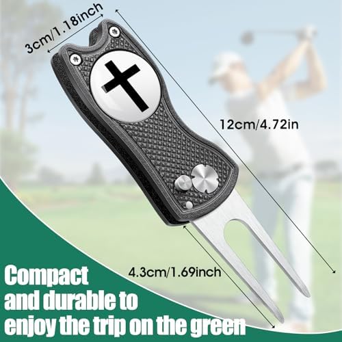 Golf Divot Repair Tool with Magnetic Ball Marker - Image 3