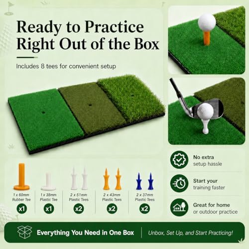 Golf Practice Mat Golf Hitting Mat - Image 3