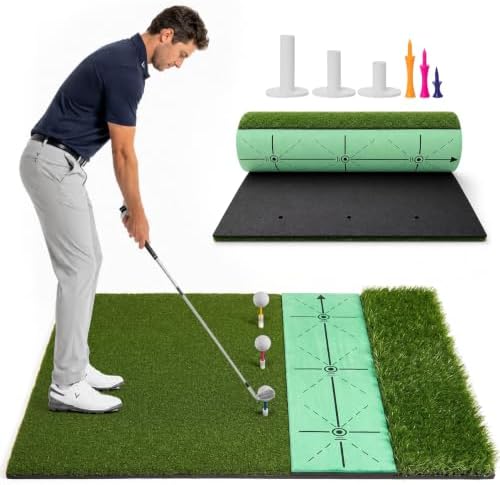 Fitense Golf Hitting Mat 6x4ft by Fitense