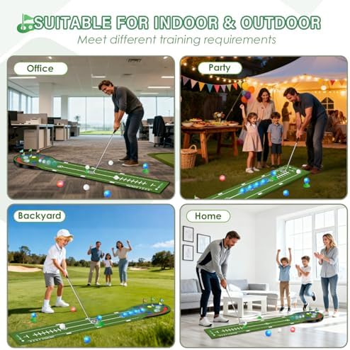 VATOS Upgraded Golf Putting Mat Indoor - Image 6