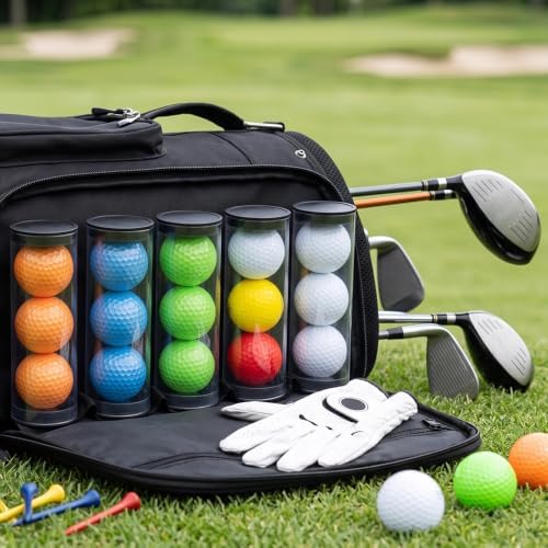 10 Pack Clear Tube Golf Ball Storage Case, Thickened Clear Golf Ball Tubes - Image 4