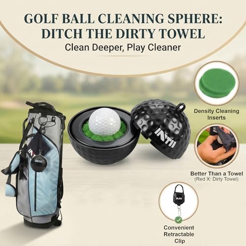Upgrade Portable Golf Ball Cleaner More Lightweight, Home Golf Ball Washer - Image 4